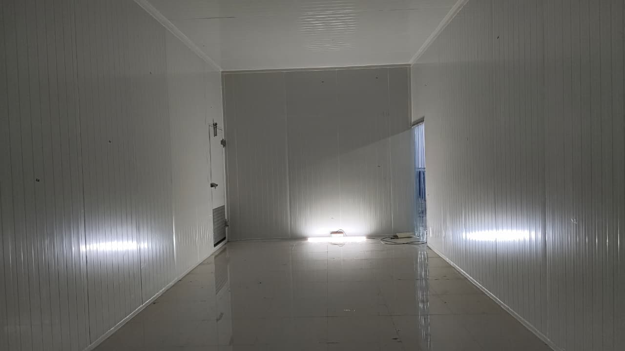 Completed cold storage setup by SMART COOLSYSTEMS