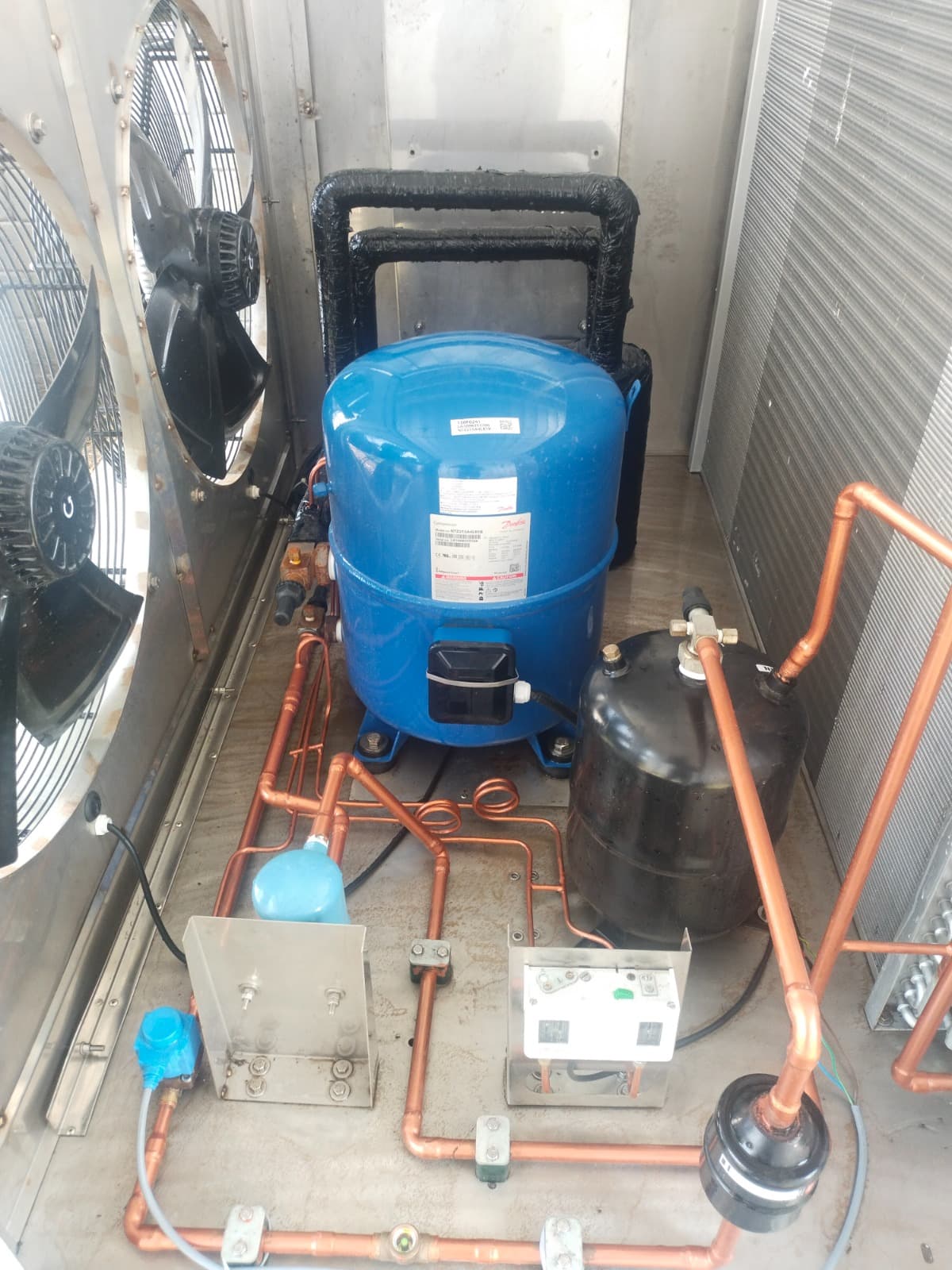 Completed commercial refrigeration installation by SMART COOLSYSTEMS